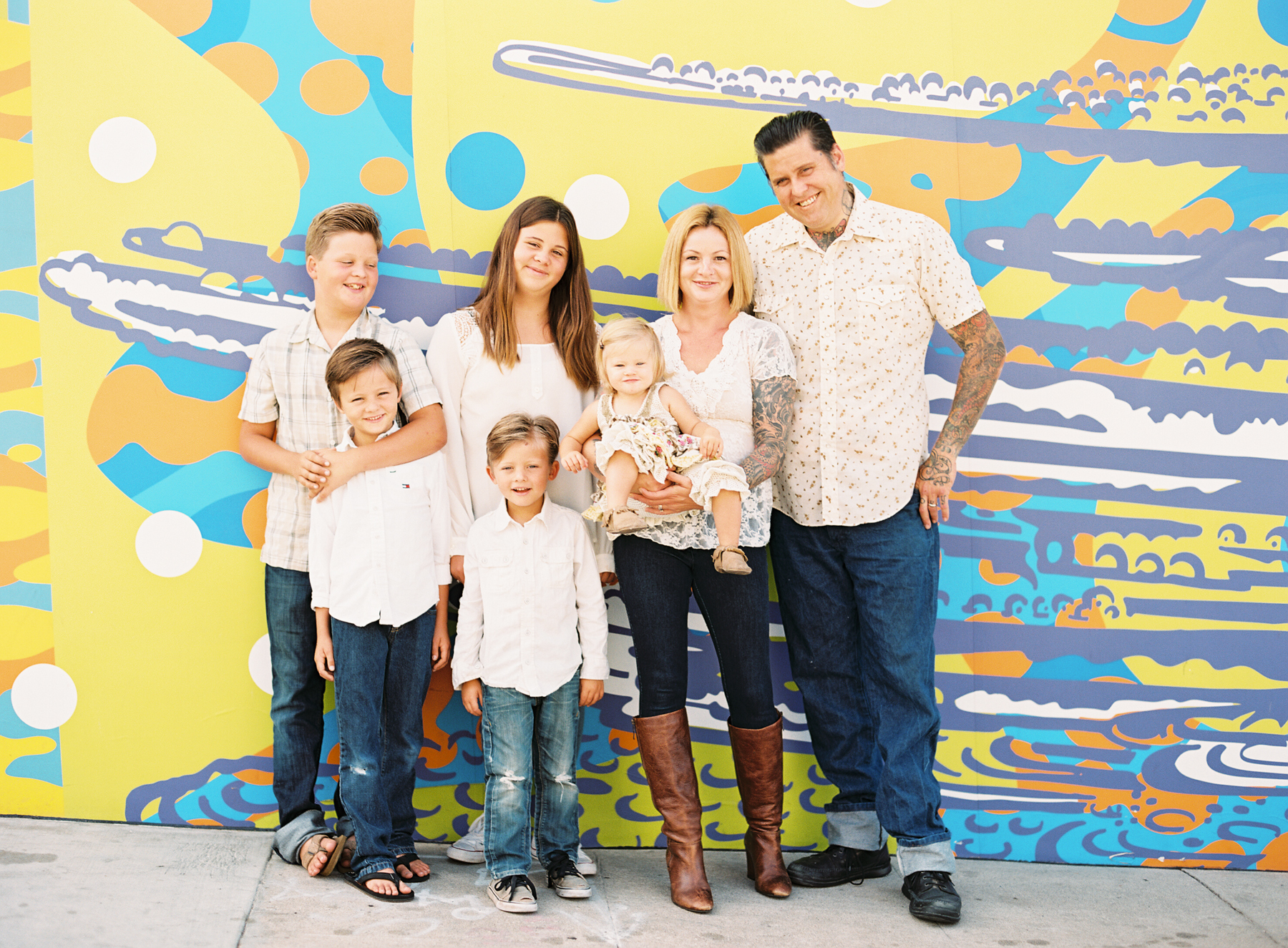 Hermosa Beach Lifestyle Family of seven